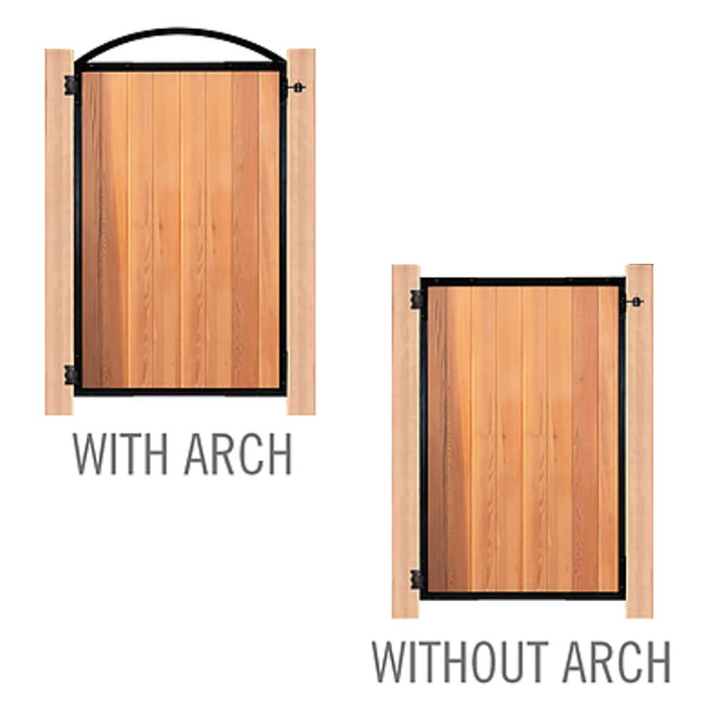 Nuvo Iron PRO8 (PRO 8) Gate Frame, 8 Standard Fence Board Wide x 6